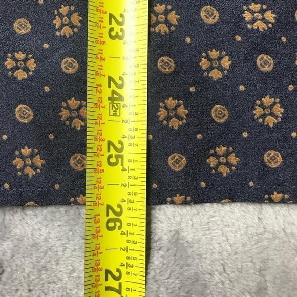 Vintage Rena Rowan for Seville Button Down Long Sleeve Printed Blouse Size 16 - Picture 10 of 10